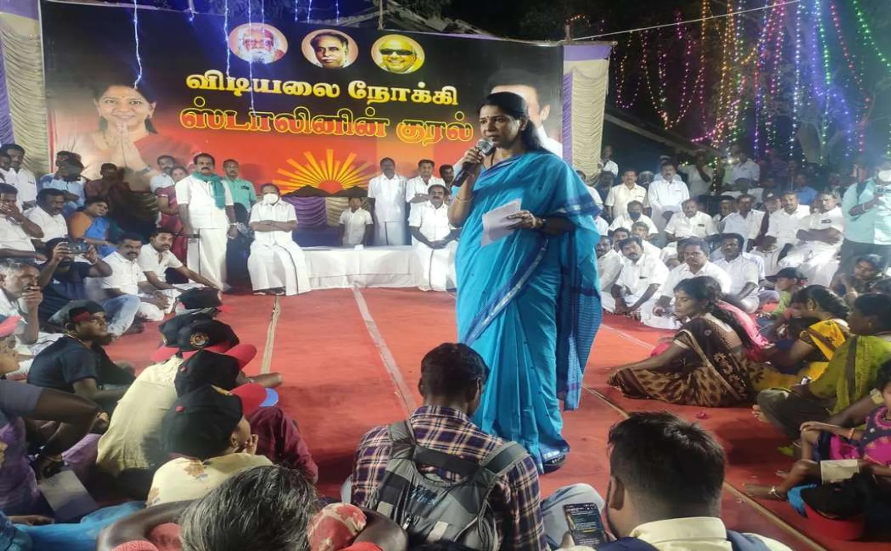tn assembly election campaign dmk kanimozhi mp